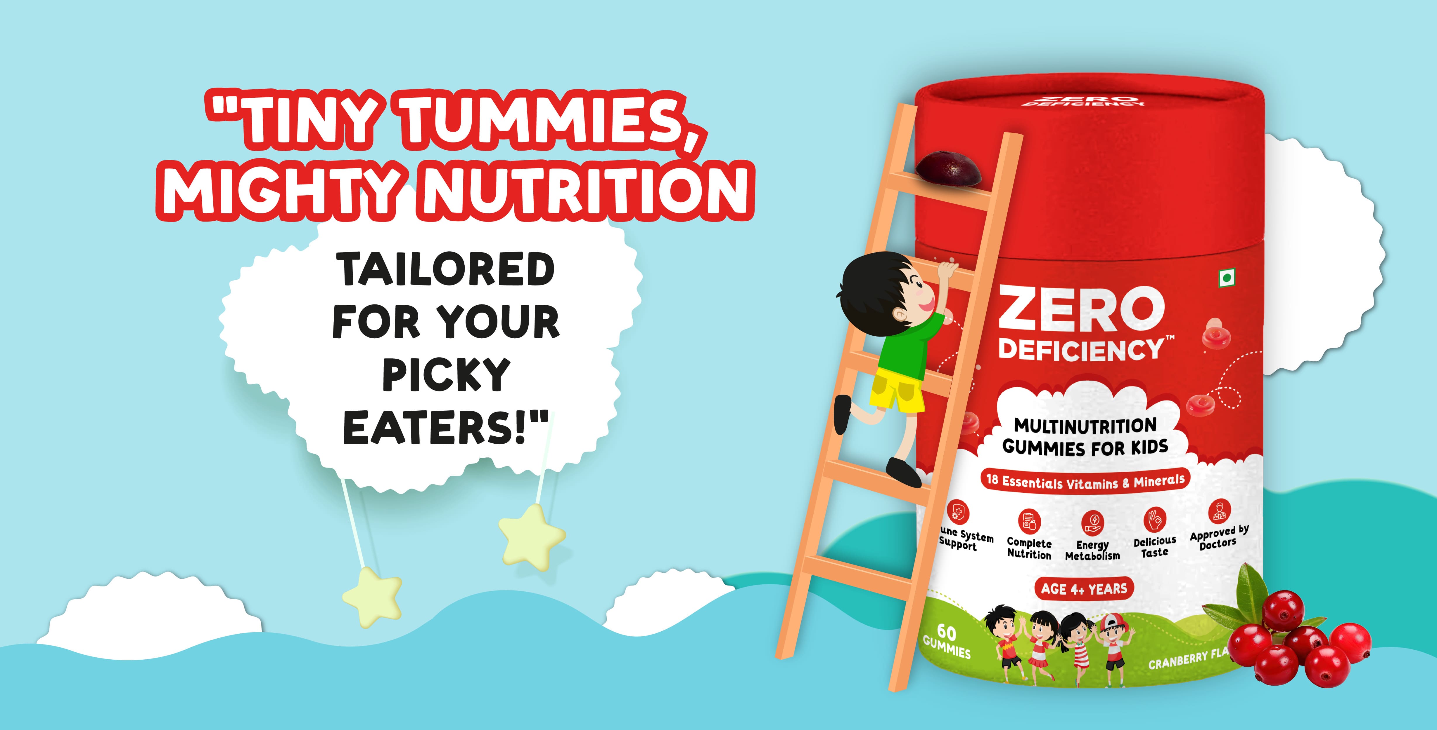 Zerodeficiency Healthy Hair Gummies