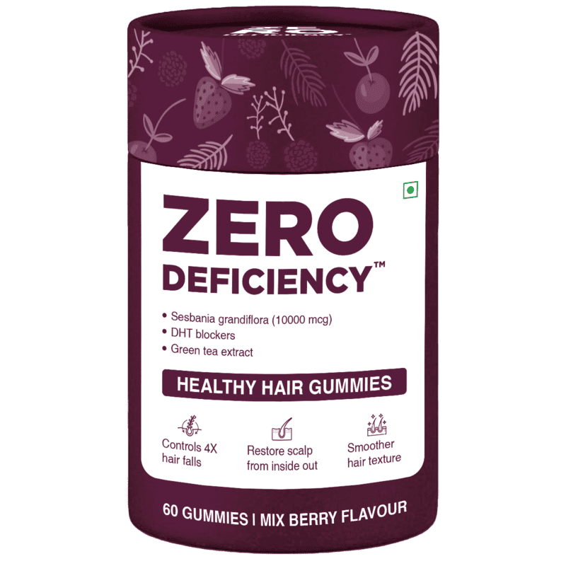 Zerodeficiency Healthy Hair Gummies